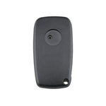 For FIAT Car Keys Replacement 3 Buttons Car Key Case with Side Battery Holder, Black, Blue