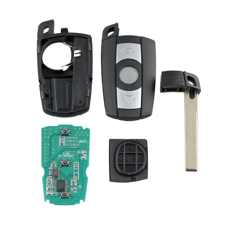 For BMW CAS3 System Intelligent Remote Control Car Key with Integrated Chip & Battery, Frequency: 315MHz, For BMW CAS3 315MHz