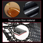 3 PCS Car Carbon Fiber Rear Air Outlet Decorative Sticker for Volkswagen Touareg, Rear Air Outlet
