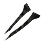 2 PCS Car Carbon Fiber Rearview Mirror Bumper Strip Decorative Sticker for BMW G30 (2018-2019) / G11 (2016-2019), Right Drive without Lens, Rearview Mirror Right Drive without Lens