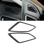 Car Carbon Fiber Instrument Air Outlet Decorative Sticker for Mazda Axela 2014 / 2017-2018, Instrument Air Outlet