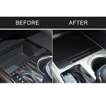 Car Carbon Fiber Storage Box Groove Decorative Sticker for Toyota Eighth Generation Camry 2018-2019, Left Drive, Storage Box Groove