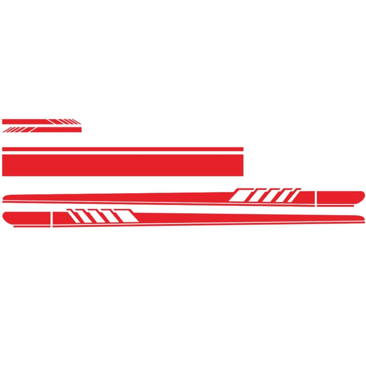 5 in 1 Car Styling Stripe Hood PVC Sticker Auto Decorative Sticker, D-935