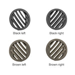 Car Left Side Dashboard Small Air Outlet Circular Air-conditioning Outlet for Mercedes-Benz GLK Class X204 2009-2016, Left Side for X204 (Black), Left Side for X204 (Brown)