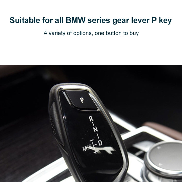 Car Gear Lever Auto Parking Button Letter P Cap for BMW X5 X6 2013-, Left Driving, For BMW X5 X6 2013-