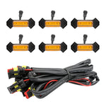 For Toyota Tacoma TRD 2016-2019 6 in 1 Car LED Front Grille Warning Lights, Daytime Running Lights & Wide Lights, 6 in 1