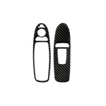 2 PCS Car Carbon Fiber Window Lift Panel Decorative Sticker for Infiniti Q50, Left Drive, Window Lift Panel (2 PCS)