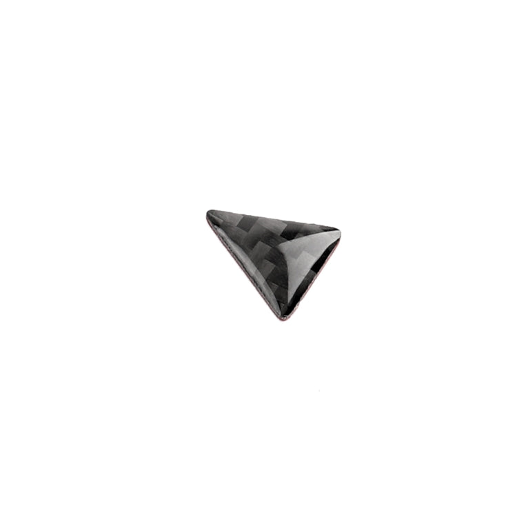 2 PCS Car Carbon Fiber Steering Wheel Logo Decorative Sticker for Infiniti Q50 / Q60 2014-2020, Steering Wheel Logo