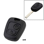 2 PCS Car 307 Mouth Remote Control Key Case Cover for PSA Peugeot Citroen, For PSA Peugeot Citroen