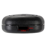 2 PCS Car 307 Mouth Remote Control Key Case Cover for PSA Peugeot Citroen, For PSA Peugeot Citroen
