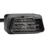 16PIN Male OBD Cable Opening Line OBD 2 Extension Cable for Car Diagnostic Scanner, Cable Length: 100cm, 100cm