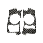 Car Carbon Fiber Steering Wheel Button Decorative Sticker for Lexus IS250 NX200 200t 300h 13-, Left Drive C Style, Steering Wheel Button C Style