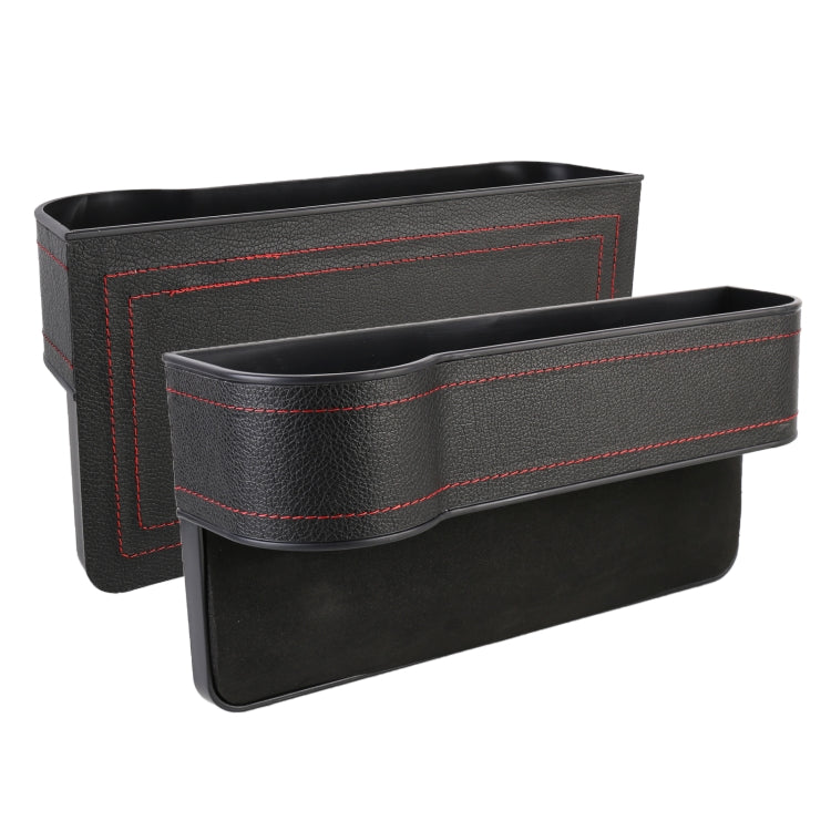 2 PCS Car Multi-functional Principal And Deputy Driver Seat Console Leather Box, Seat Console Leather Box (Black), Seat Console Leather Box (Beige), Seat Console Leather Box (Red), Seat Console Leather Box (Brown)