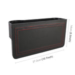 2 PCS Car Multi-functional Principal And Deputy Driver Seat Console Leather Box, Seat Console Leather Box (Black), Seat Console Leather Box (Beige), Seat Console Leather Box (Red), Seat Console Leather Box (Brown)