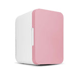 8L 37-48W Car / Home Mini Refrigerator, EU Plug, Pink, Blue, White