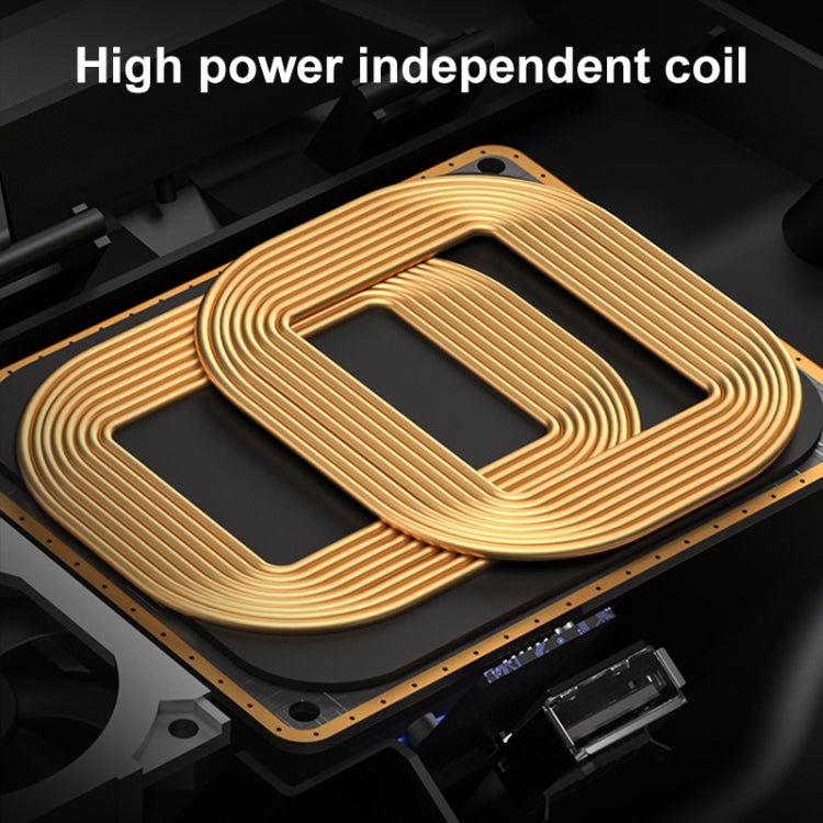 HFC-1053 Car Qi Standard Wireless Charger 15W / 10W Quick Charging for Audi A3 2021-2022, Left Driving, HFC-1053