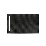 Carbon Fiber Car Storage Box Panel Decorative Sticker for Tesla Model X, Storage Box Panel