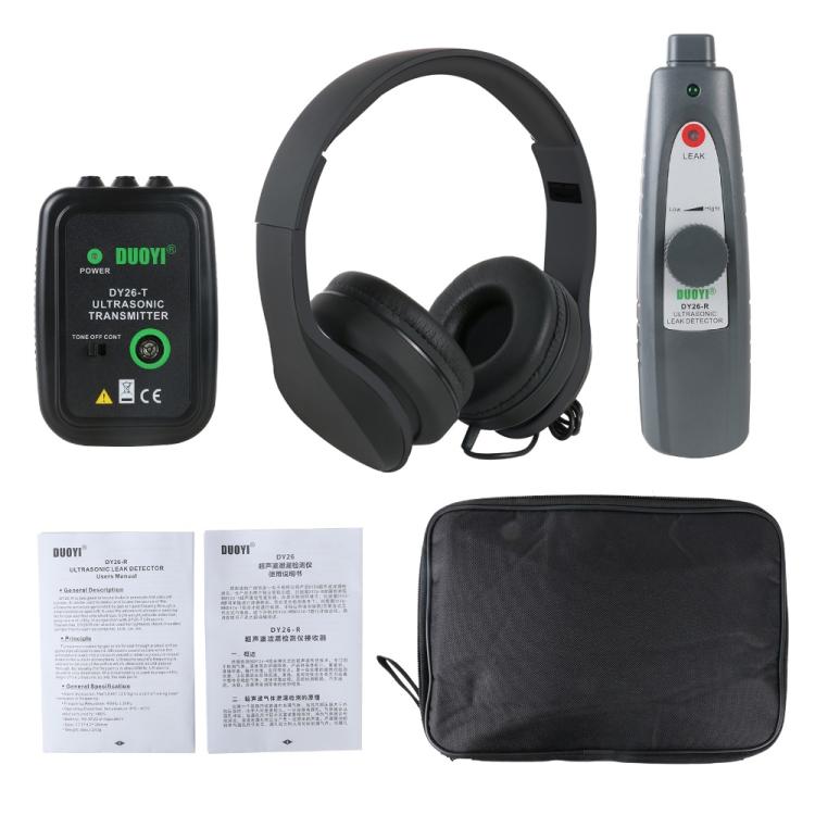 DUOYI DY26 Car Ultrasonic Flaw Detectors Portable Vacuum Sealing Leakage Tester, DY26