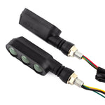 2 PCS KC050 Motorcycle LED Turn Signal Running Brake Light, KC050