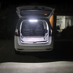 2 PCS ZS-3333 Top Switch Type 12-80V High Bright 108LEDs Car Dome Light Cabin Light Bar, ZS-3333 Top Switch Type