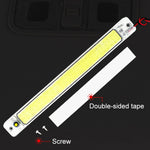 2 PCS ZS-3348 DC12-24V High Bright 84 COB Lamp Beads Car Dome Light Cabin Light Bar, ZS-3348