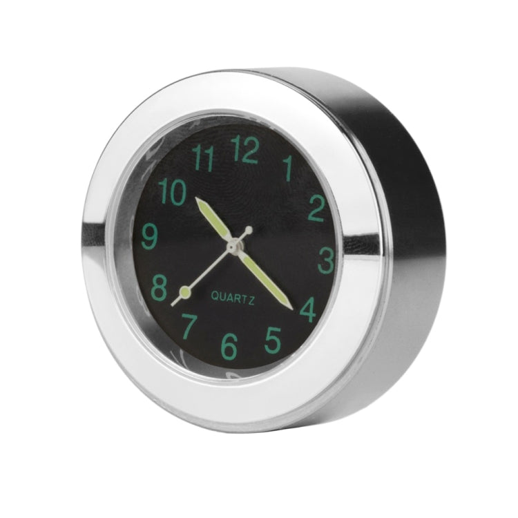 Motorcycle 22-25mm Handlebar Clock Quartz Watch with Lock, Quartz Watch (Silver), Quartz Watch (Black)