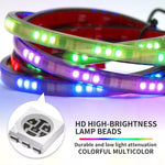 S20-200CM 200cm DC12V-24V Car Rear LED RGB Daytime Running Lights Strip Colorful Lamp, S20-200CM