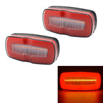 2 PCS MK-190 Truck LED Side Marker Light, MK-190 (Red Light), MK-190 (White Light)