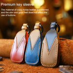 For Mercedes-Benz New Style Car Cowhide Leather Key Protective Cover Key Case, For Mercedes-Benz New Style