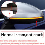 1 Pair For Volkswagen Golf 6 MK6 Car Dynamic LED Turn Signal Light Rearview Mirror Flasher Water Blinker, without Hole, For Volkswagen Golf 6 MK6, without Hole