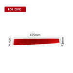 Car Carbon Fiber Central Control Decorative Sticker for Honda Tenth Generation Civic 2016-2019, Left Drive, Central Control Left Drive