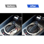Car Carbon Fiber Gear Shift Position Panel Decorative Sticker for Audi TT 8n 8J MK123 TTRS 2008-2014, Right Drive, Gear Shift Position