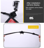 Bullet Time Rig 360 Degree Selfie Mount for PULUZ Action Sports Cameras Jaws Flex Clamp Mount for GoPro, Insta360, DJI and Other Action Cameras, Bullet Time