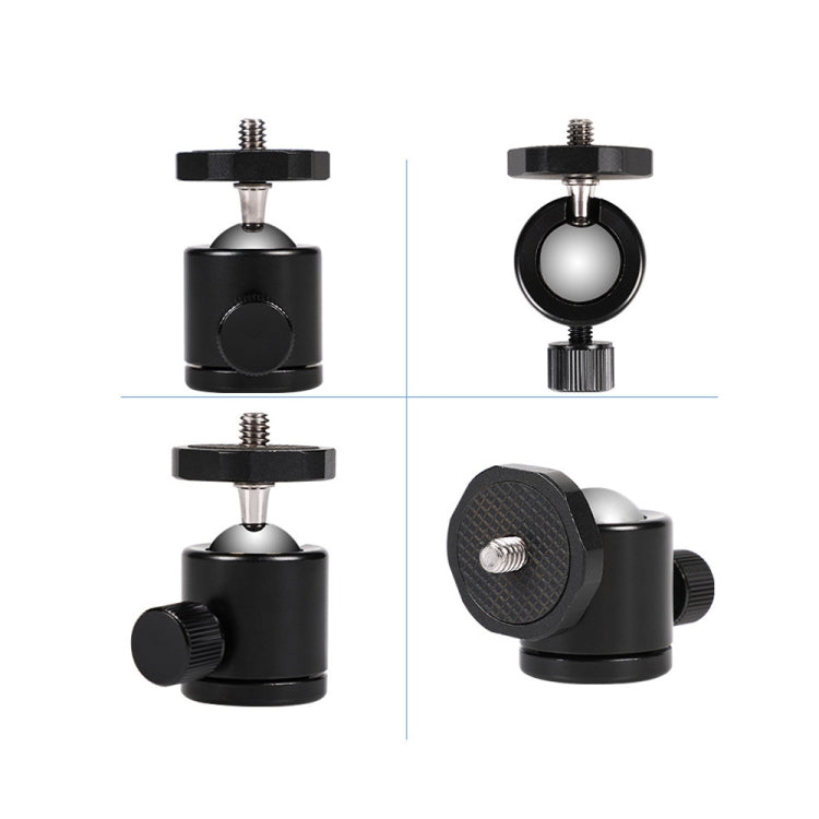 Mini 360 Degree Rotation Panoramic Metal Ball Head for DSLR & Digital Cameras, Black, Blue, Red