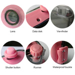 SUC4 5m Waterproof Retro Film Camera Mini Point-and-shoot Camera for Children, Pink, Baby Blue, White, Yellow, Black White