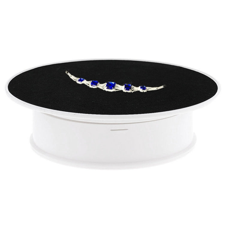 20cm 360 Degree Electric Rotating Turntable Display Stand Photography Video Shooting Props Turntable, Load 1.5kg, Powered by Battery & USB, 20cm/Powered by Battery or USB(W+B), 20cm/Powered by Battery or USB(B), 20cm/Powered by Battery or USB(W)