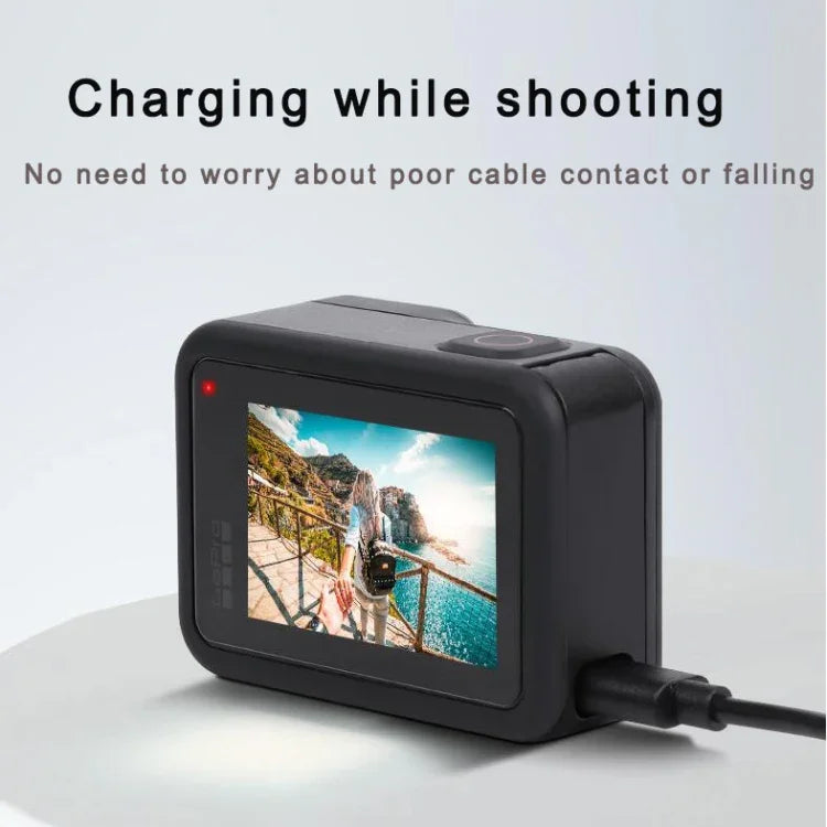 Sports Camera Rechargeable Battery Replacement Cover Side Cover for GoPro HERO8, For GoPro HERO8