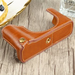 1/4 inch Thread PU Leather Camera Half Case Base for FUJIFILM X100V, For FUJIFILM X100V