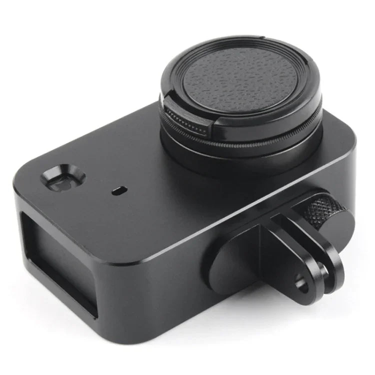Housing Shell Aluminum Alloy Protective Cage with 37mm Filter Lens & Lens Cap & Screw for Xiaomi Mijia Small Camera