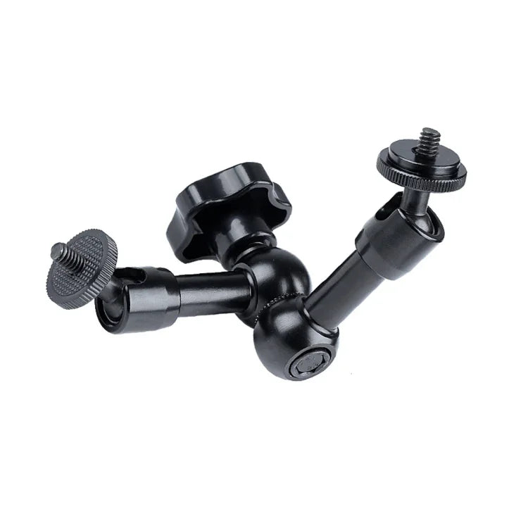 7 inch Adjustable Friction Articulating Magic Arm + Large Claws Clips with Phone Clamp, 7 inch Magic Arm + Claws Clips with Phone Clamp