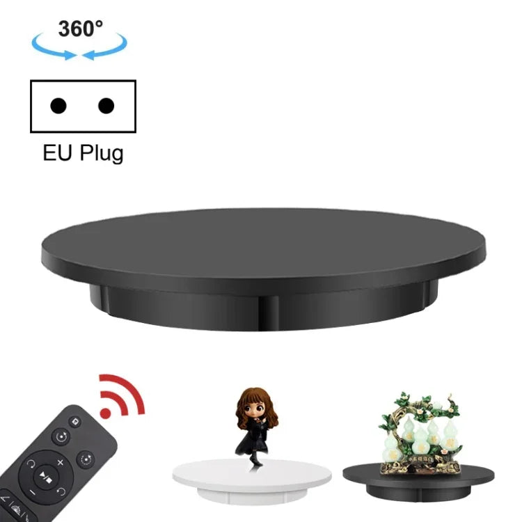 60cm Electric Rotating Display Stand Props Turntable, Load: 100kg, Plug-in Power, EU Plug, 60cm, EU Plug