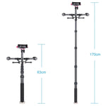 YELANGU S300 4 in 1 Multifunctional Rig + Dual Handheld Shoulder Rig + Monopod + Stabilizer for Cameras / SLR Cameras, Height Range: 63cm-170cm, YELANGU S300