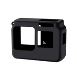 For Insta360 One R 4K with Frame Shockproof Silicone Protective Case with Lens Cap Cover, 4K Case + Lens Cap