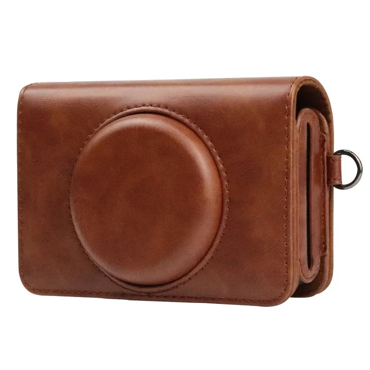 For Kodak Mini Shot2 Retro / C210R instax Full Body Camera PU Leather Case Bag with Strap, For Kodak Mini Shot2 Retro / C210R