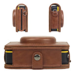 For Kodak Mini Shot 3 Square Retro / C300R instax Full Body Camera PU Leather Case Bag with Strap, For Kodak Mini Shot 3 Square Retro / C300R