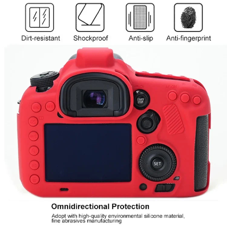 For Canon EOS 7D Mark II Soft Silicone Protective Case, For Canon EOS 7D Mark II