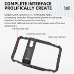 YELANGU LW-B01-1 Vlogging Live Broadcast Smartphone Video Rig Metal Cage, LW-B01-1