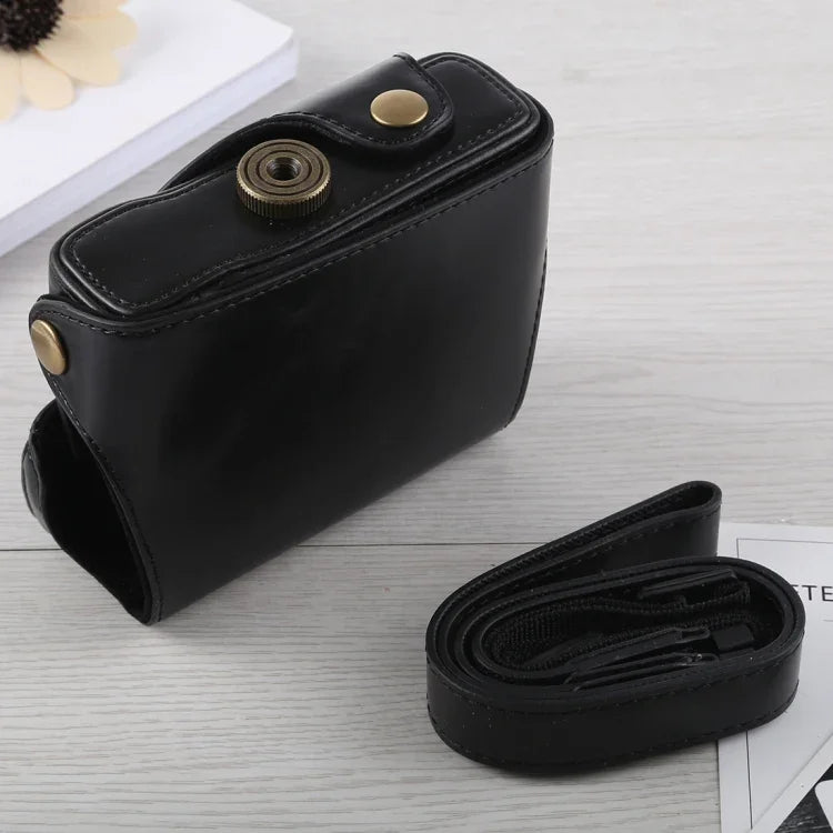 Full Body Camera PU Leather Case Bag with Strap for Canon G16, For G16