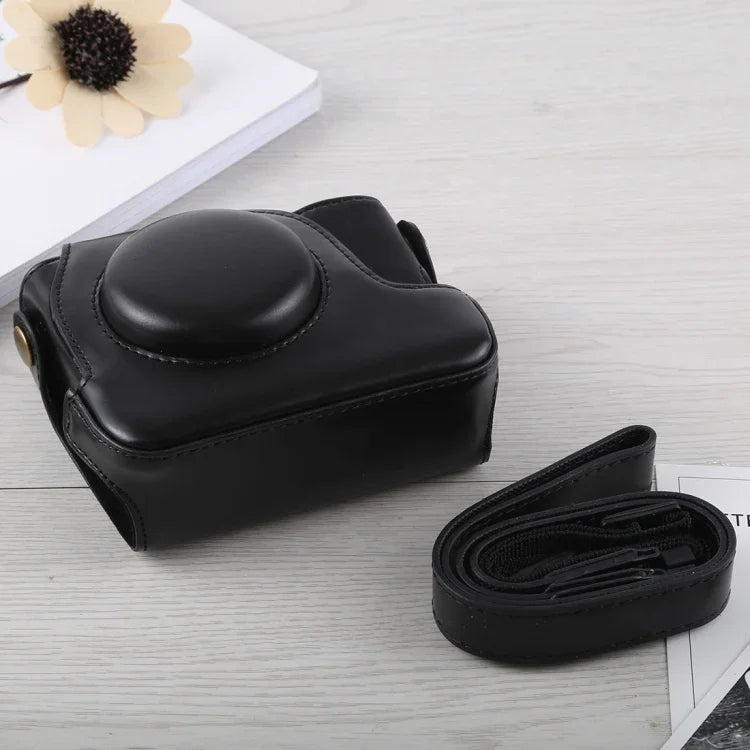 Full Body Camera PU Leather Case Bag with Strap for Canon G16, For G16