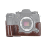 1/4 inch Thread PU Leather Camera Half Case Base for FUJIFILM X-H1, For FUJIFILM X-H1, For FUJIFILM XH1